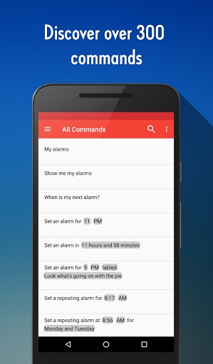 Voice command for android